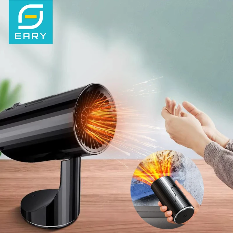 

Эри 12 В 24 В 360 ° Поворотный автомобильный обогреватель 150 Вт, обогреватель лобового стекла, размораживатель для зимы 2 в 1, вентилятор быстрого нагрева и охлаждения для автомобиля, седана