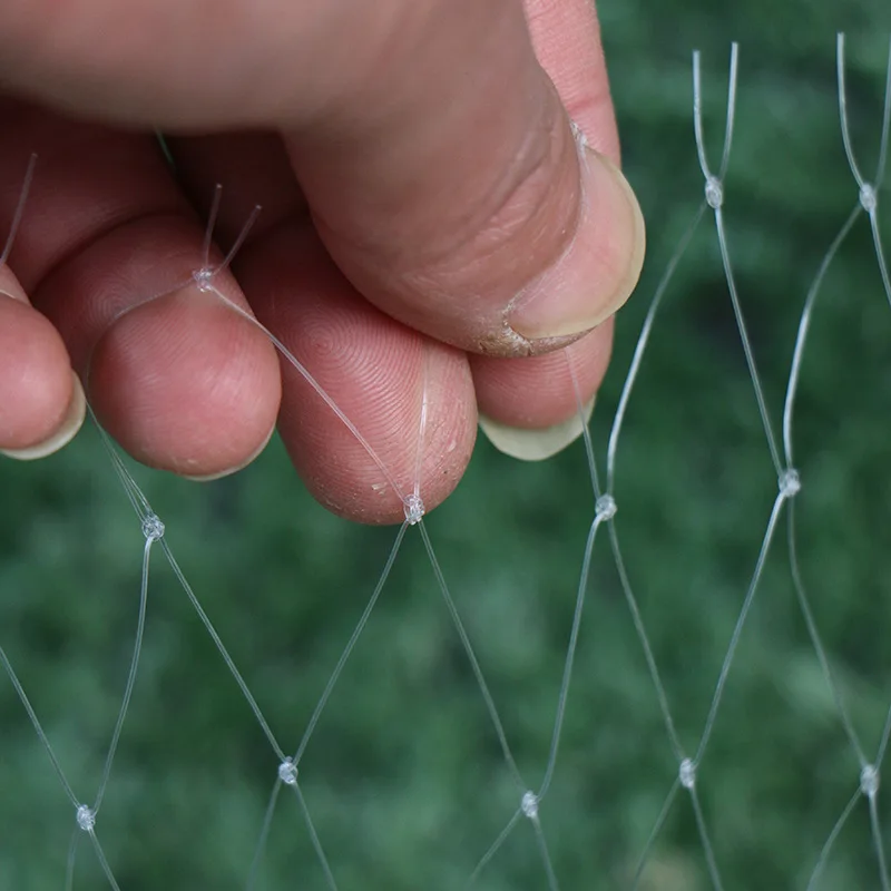 Lawaia red de pesca sin plomo – monofilamento transparente tiro a mano - imagen 4