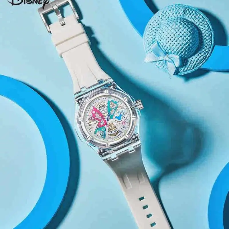 Disney For Mens Watch Mickey Mouse 100 Years Of Wonder Cartoon Quartz Wristwatch Women Unisex Date Student Male New Reloj Hombre