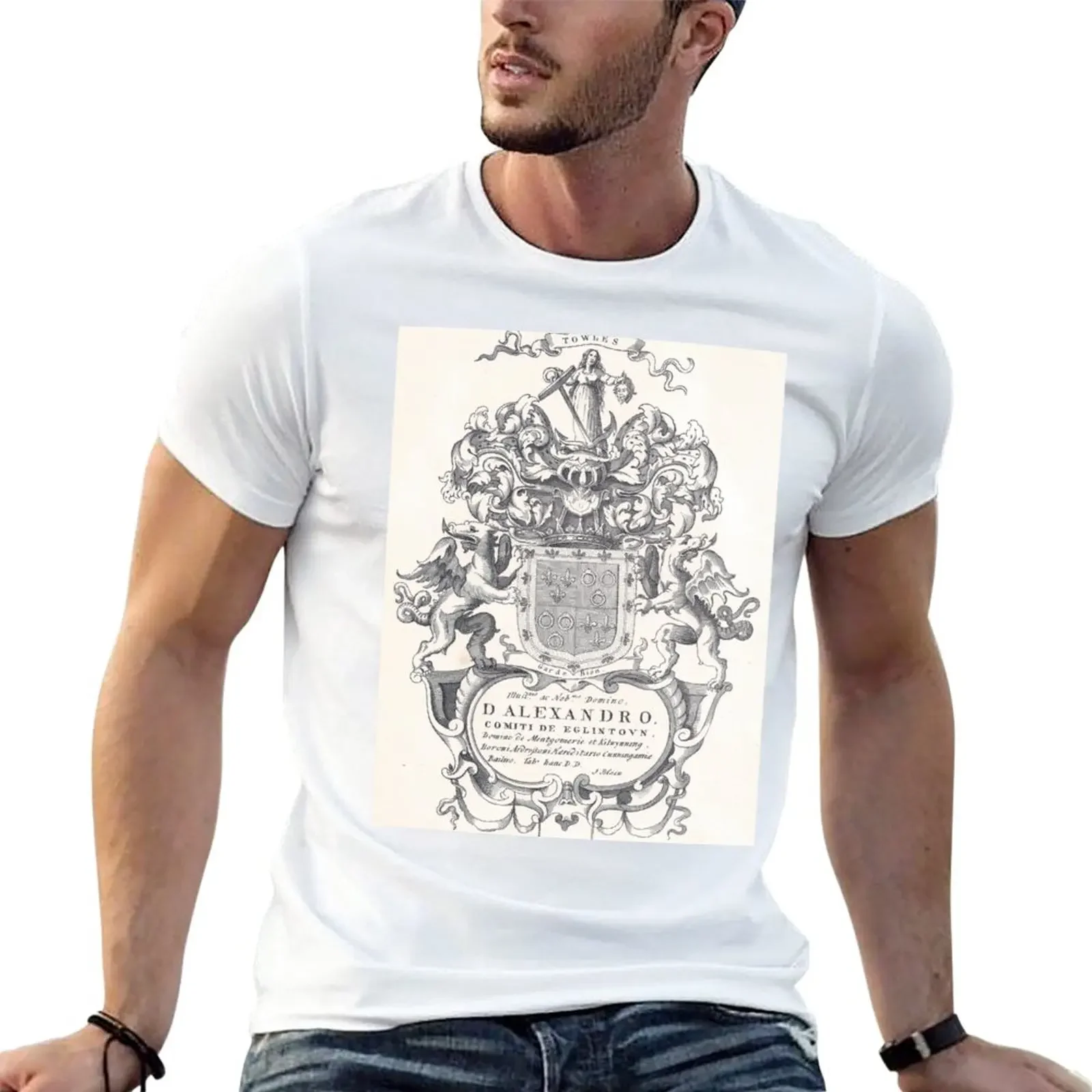 Montgomery Grand Coat of Arms T-Shirt shirts graphic tees plain oversizeds mens workout shirts