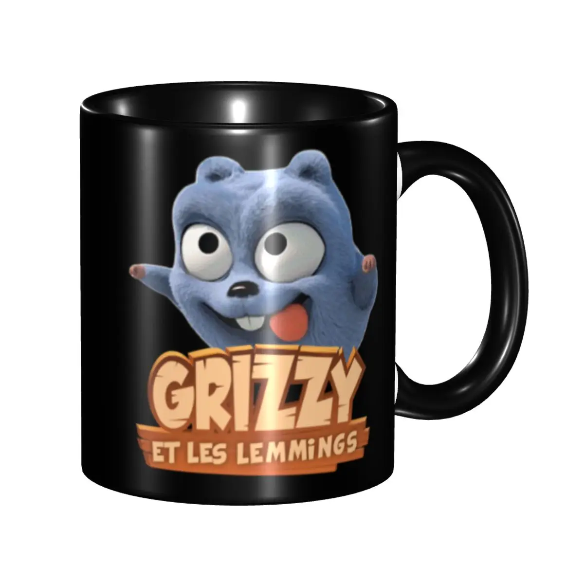 

Happy Lemmings Tabodi And Grizzy Coffee Mugs DIY Personalized Ceramic Tea Milk Mug Cup
