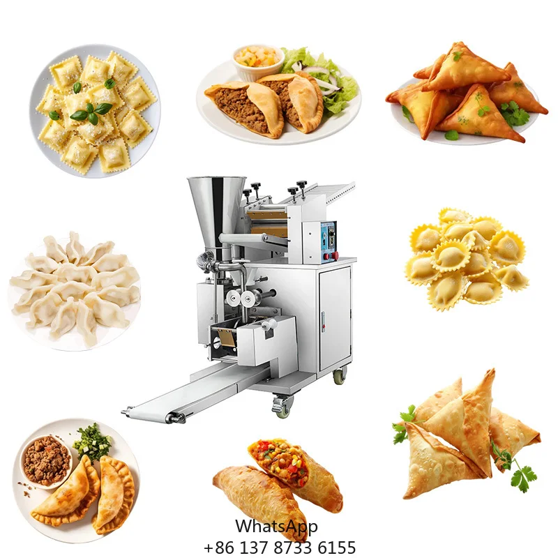 Low Price Commercial Empanada Pelmeni Machine Automatic Dumpling Making Machine Maker Samosa Filling Folding Machine