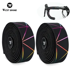 WEST BIKING Bicycle Handlebar Tape EVA Anti-slip Shock Absorption MTB Road Bike Handle Bar Strap With Plugs Cycling Accessories