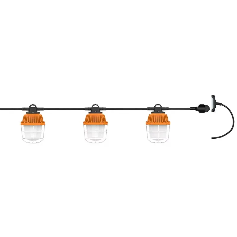 AC power temporary working light strip protection level extension cord and string light