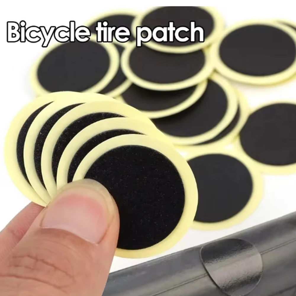 50/30/20/10PCS Bicycle Glue-free Tire Patches Tool Quick Repairing Tyre Protection Patch Adhesive Quick Drying Bike Accessories