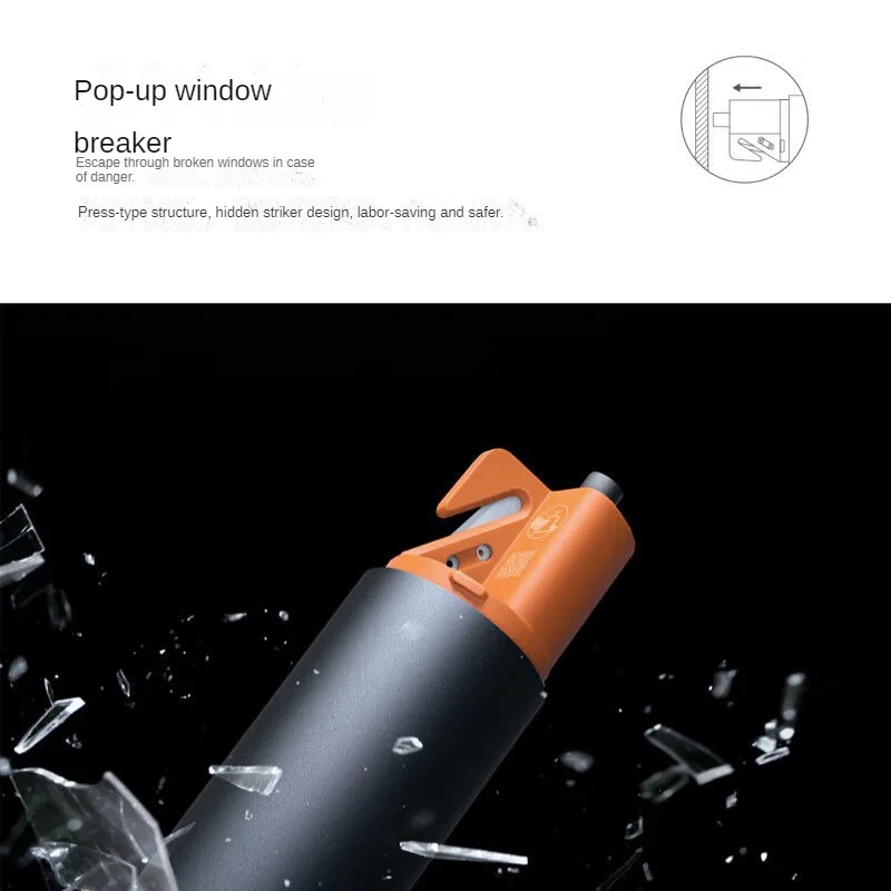 Xiaomi Mijia Led Flashlight Multifunctional Portable Car Cutter Strong Variable Lights Outdoors Flashlights Powerbank type-c