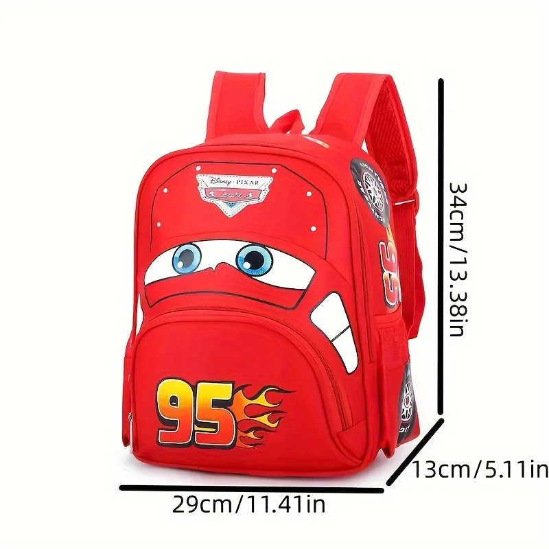 Disney Cars Lightning McQueen Backpack for Kids - Kindergarten School Bag Toddler Preschool Backpack Boys Girls Cartoon Bookbag
