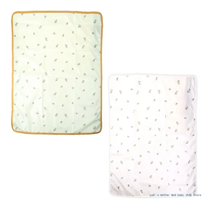 67JC ReusableBaby Changing Pad Cover Waterproof TPU Changing Mat Breathable Leak Proof Diaper Mattress Infants Floor for Play