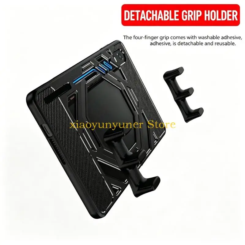 P9JB Tablet Cover with Grip Handles, Rear Access, and Flexible Case Use