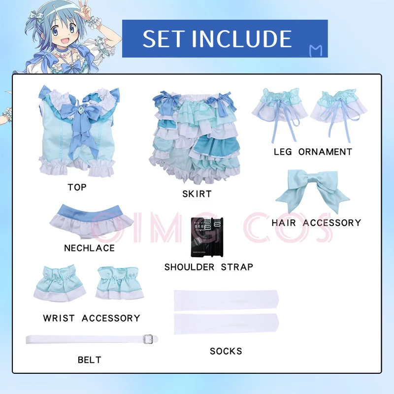 

2026 Puella Magi Madoka Magica Miki Sayaka Cosplay Costumes Anime Dress Carnival Uniform Anime Halloween Costumes Game Women