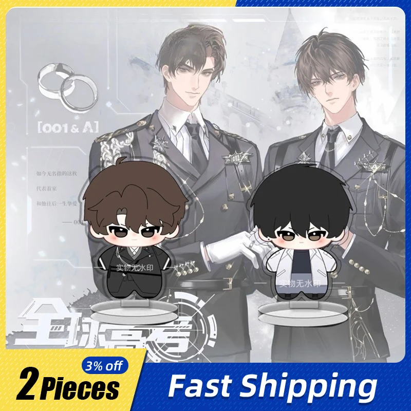 

5cm/1.97in Acrylic Global Gaokao Mini Standing Plates Creativity Peripherals Kawaii Display Collectible Ornaments Toy Funny Gift