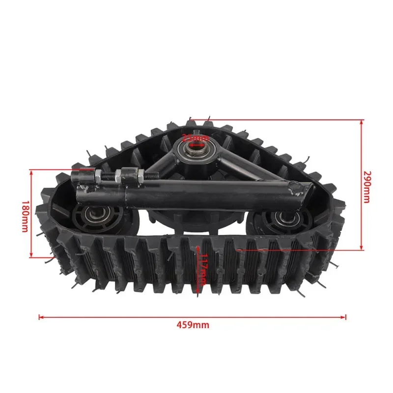 1 Pair ATV UTV Buggy Four Wheel Snow Track System Snow Blower Wheels Snow Blower Track Kit Snowmobile Track Assembly