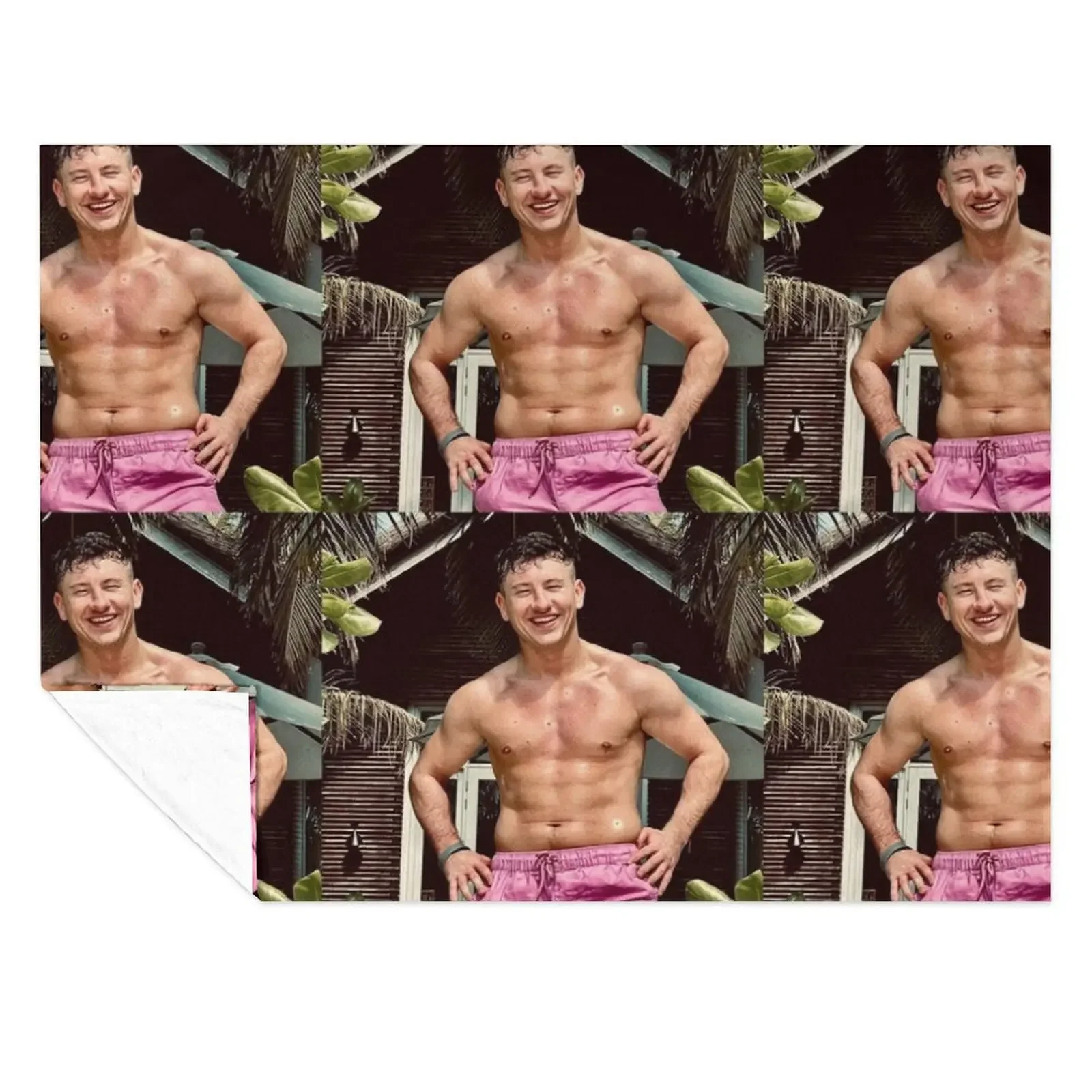 

Barry Keoghan sexy Throw Blanket cosplay anime Blankets For Bed Cute Soft Big Blankets