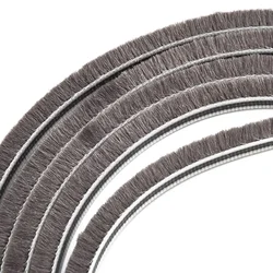 10m Self-adhesive Seal Strip Wool Strip Easily Cut Weatherstrip Sealing Window Pile Sliding Door Closet Seal Strip reduce nois