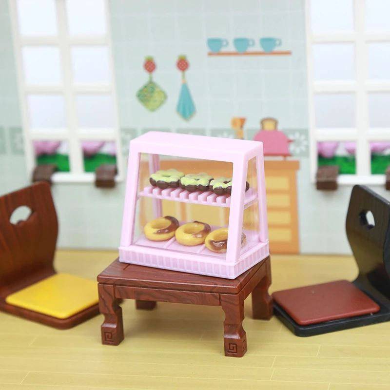 Dollhouse Mini brinquedo modelo alimentar para crianças, Supermercado Despensa Play House, Pretend Play Toys, 1:12