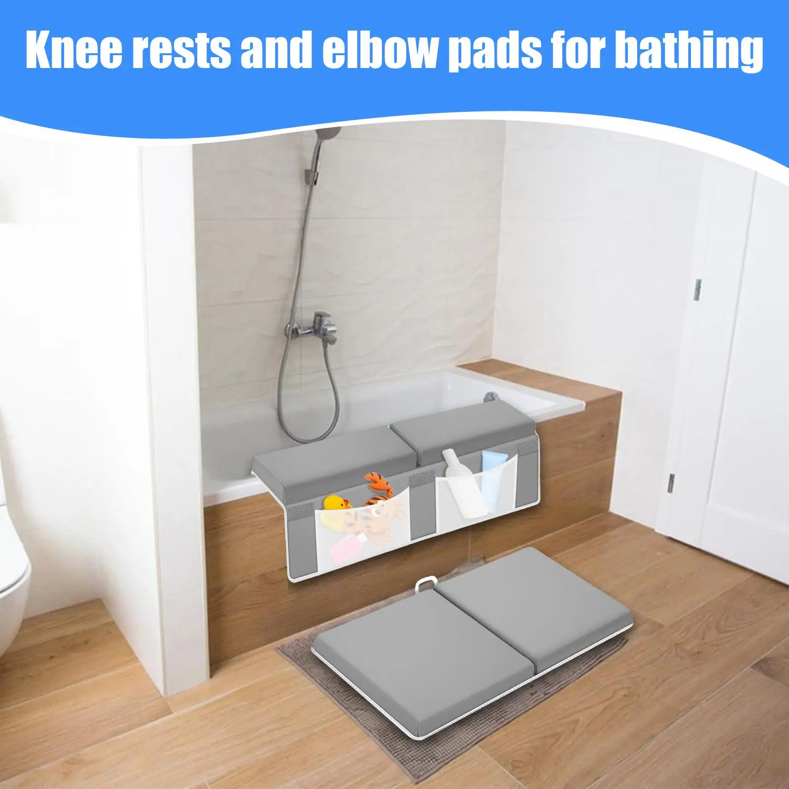 Bath Kneeling Pad Bath Pads For Knees Cushion Soft Non-Slip Comfortable Foam Rests For Home Shower Exercise Yoga Gardening