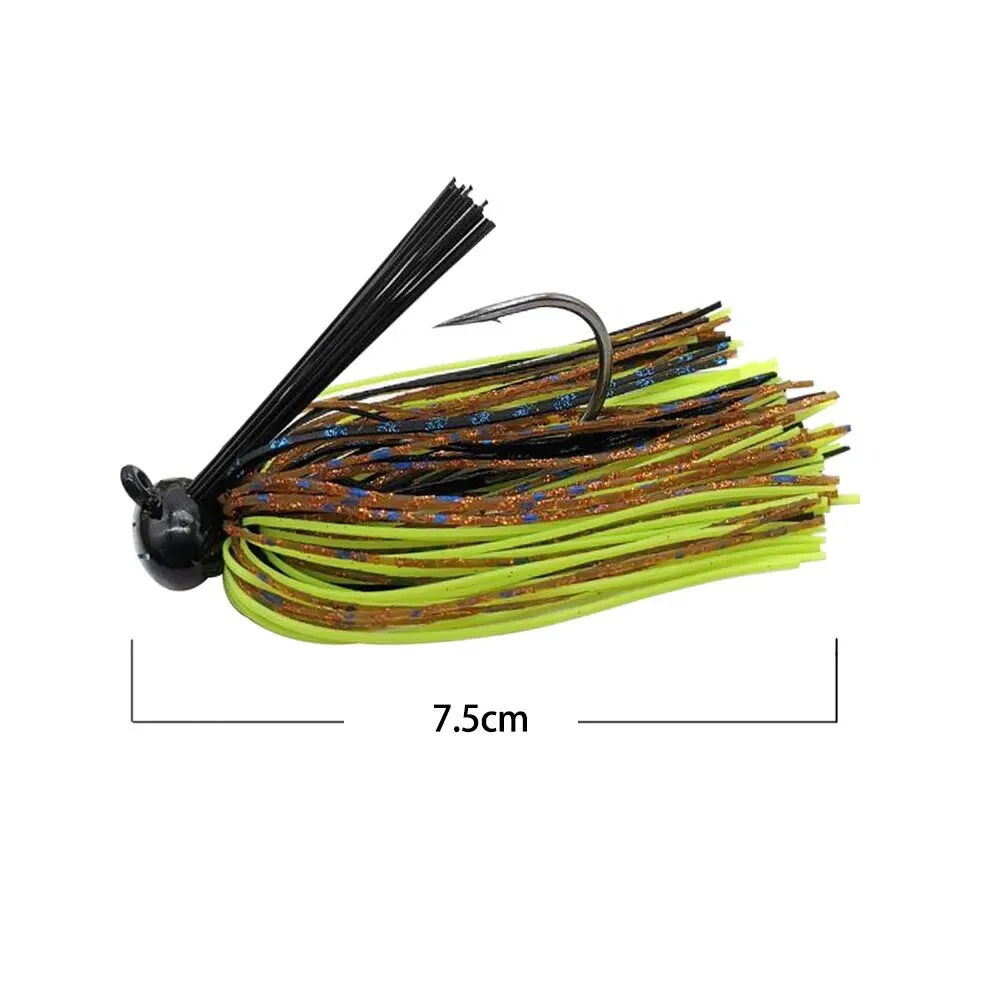 Mycena 12G/16G 축구 지그 스피너 미끼 Weedless Jig Chatter 미끼 낚시 루어 Chatterbait Wobbler For Bass Fishing Tackle