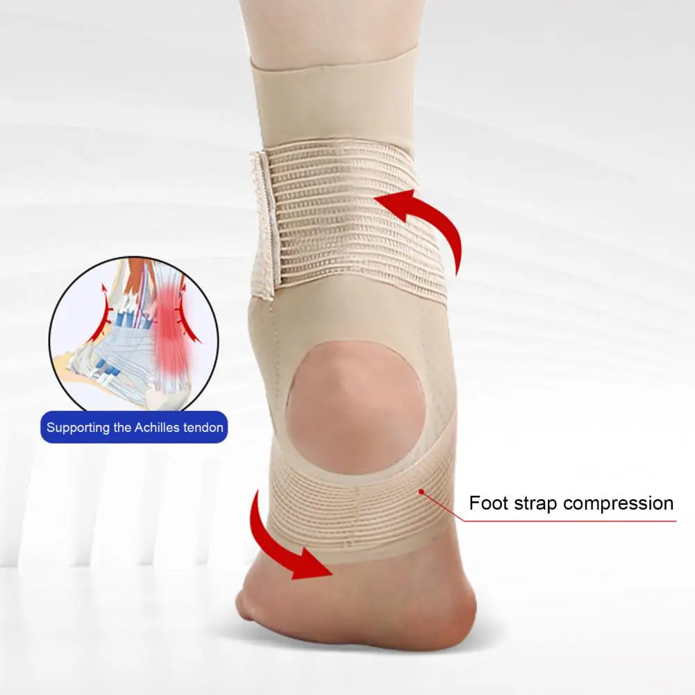 Ankle Brace Wrap Pain Relief Ankle Brace 2pcs Sports Ankle Brace Set Adjustable Sprained Support Wrap Compression for Achilles