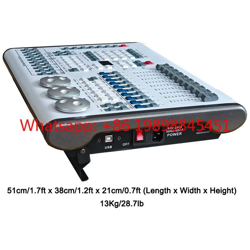 Igreslite Titan Touch Mobile DMX512 Console Tiger Touch Wing Stage Lighting Controller