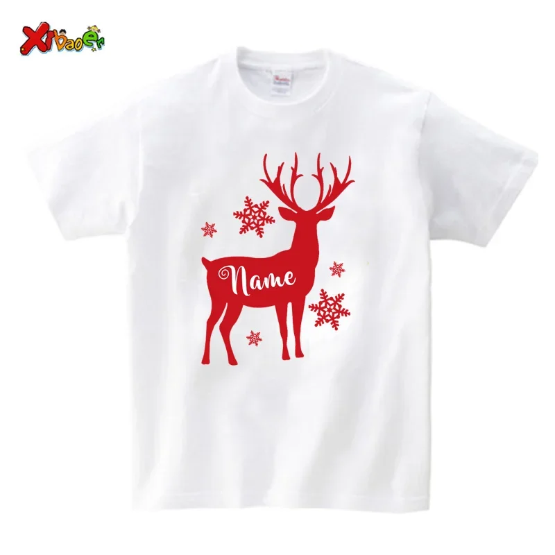 birthday present Shirt Matching Merry Christmas Shirts Kids Shirt Boy Girl Clothing Children Mom and Daughter Matching Clothes