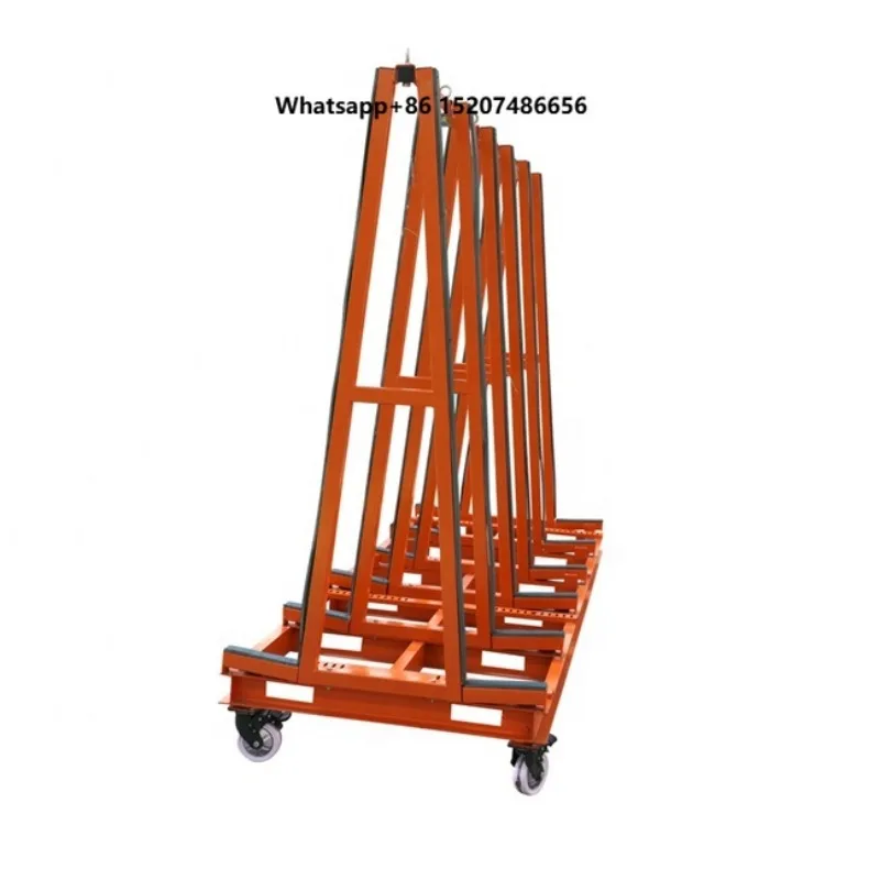 Wholesale High Quality Customized Double Sided One Stop-A Frame Granite Transport A-Frame Carts With Casters