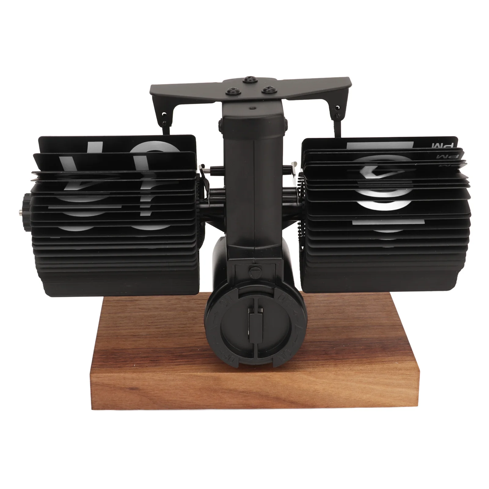 ساعة رقمية قابلة للطي لمدة 12 ساعة، ساعة قلابة ميكانيكية أوتوماتيكية كلاسيكية بسيطة لتزيين غرفة الدراسة المنزلية