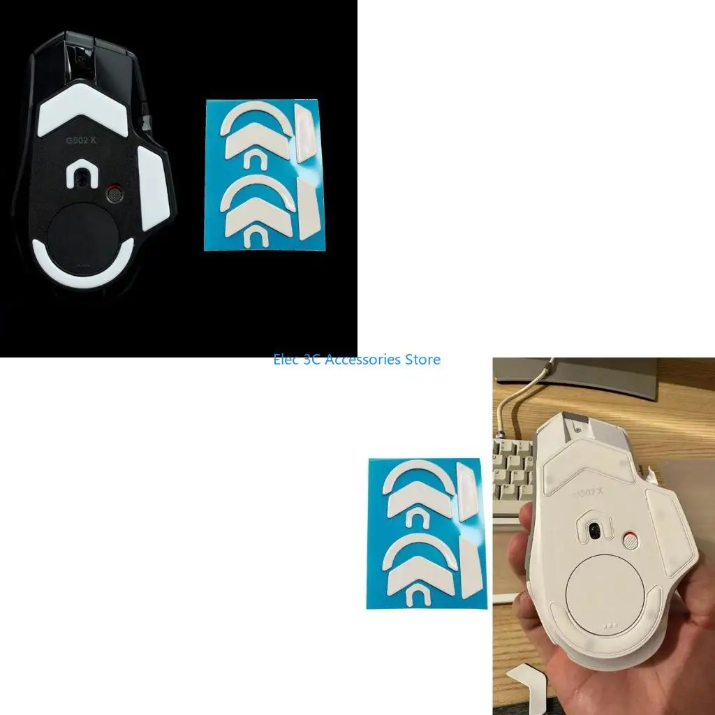 

Y51A Mouse Pad Mousepad for G502X Wireless Mouse Skates Mouse Feet Sticker 2 Set