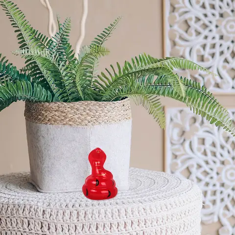 Ceramic Snake Piggy Bank Creative Design Money Saving Function Good Fortune Symbolism Exquisite Craftsmanship Desktop Decor