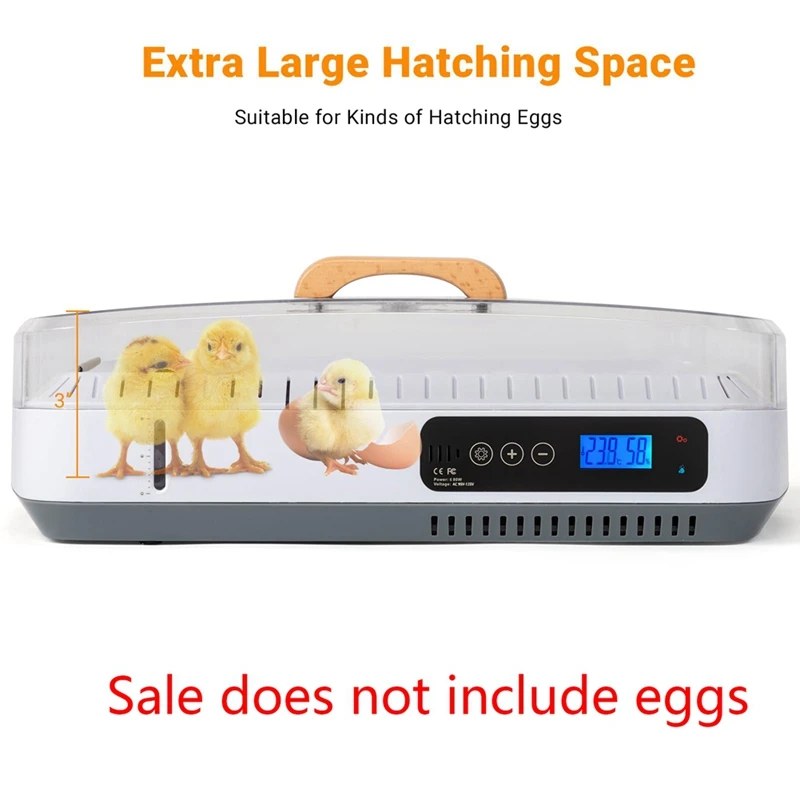 35 Chicken Incubator For Hatching Eggs Egg Incubators Water Level Automatic Egg Turning Temperature Humidity