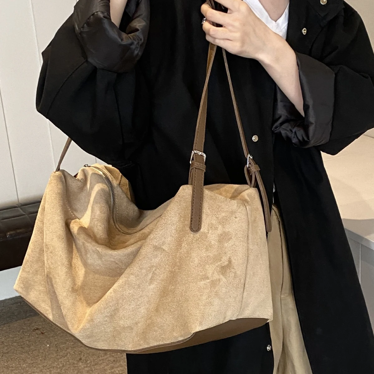 Suede Large Capacit… - image