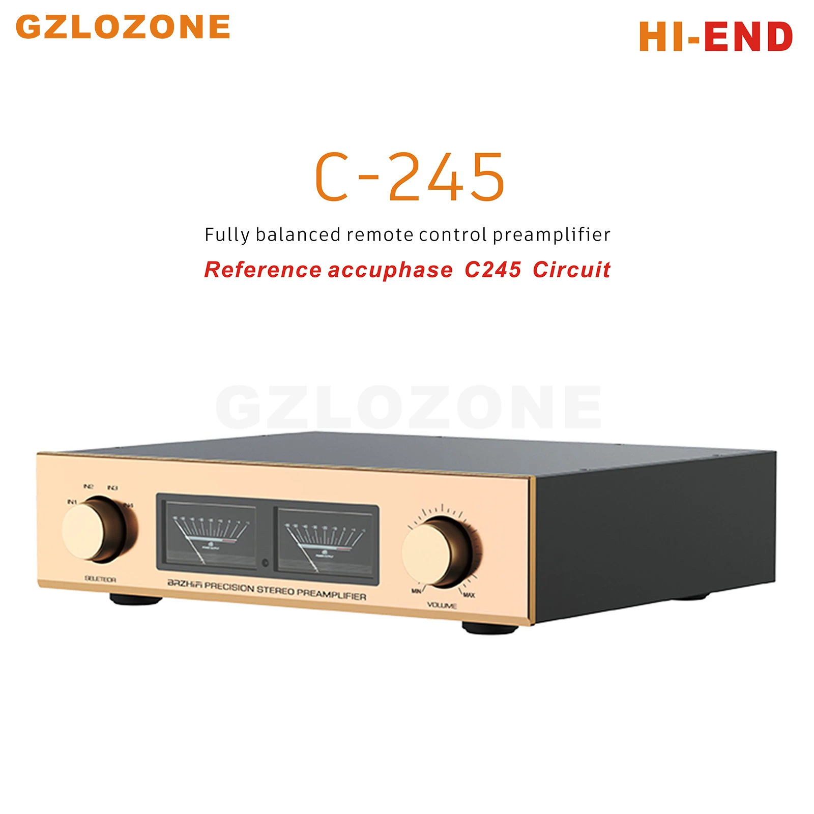 

HI-END C-245 Fully Balanced Remote Control Preamplifier Reference Accuphase C245 Circuit