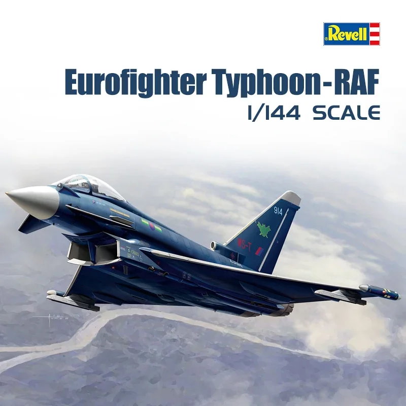 

Revell Plastic Assembled Aircraft Model Kit 03796 RAF Eurofighter Typhoon 1/144