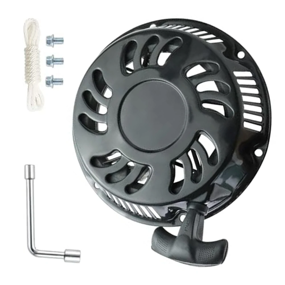 Engine Compatibility Replacement Starter Pull Starter Kit 6-piece Kit Direct Installation Fits 13HP 420cc Engines