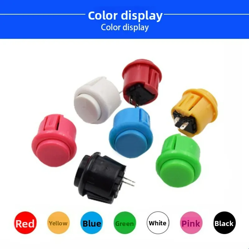DIY Arcade Joystick Kit Sanwa Stick 5P30 Snap Buttons USB Circuit Board for Gaming PC Coin Operated Games