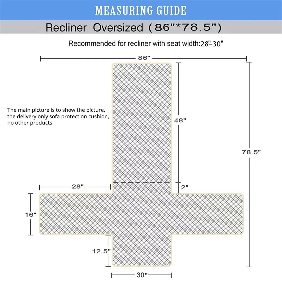 AT16 Waterproof Sofa Cover Anti-Wear Seater Sofa Mat Kids Sofa Mat for Living Room Furniture Protector Covers,Black
