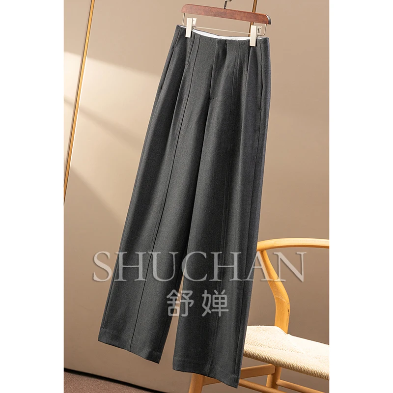 Early Autumn of The Ark with Wool Straight Wide-leg Trousers Women's 18E3  Pantalones De Mujer