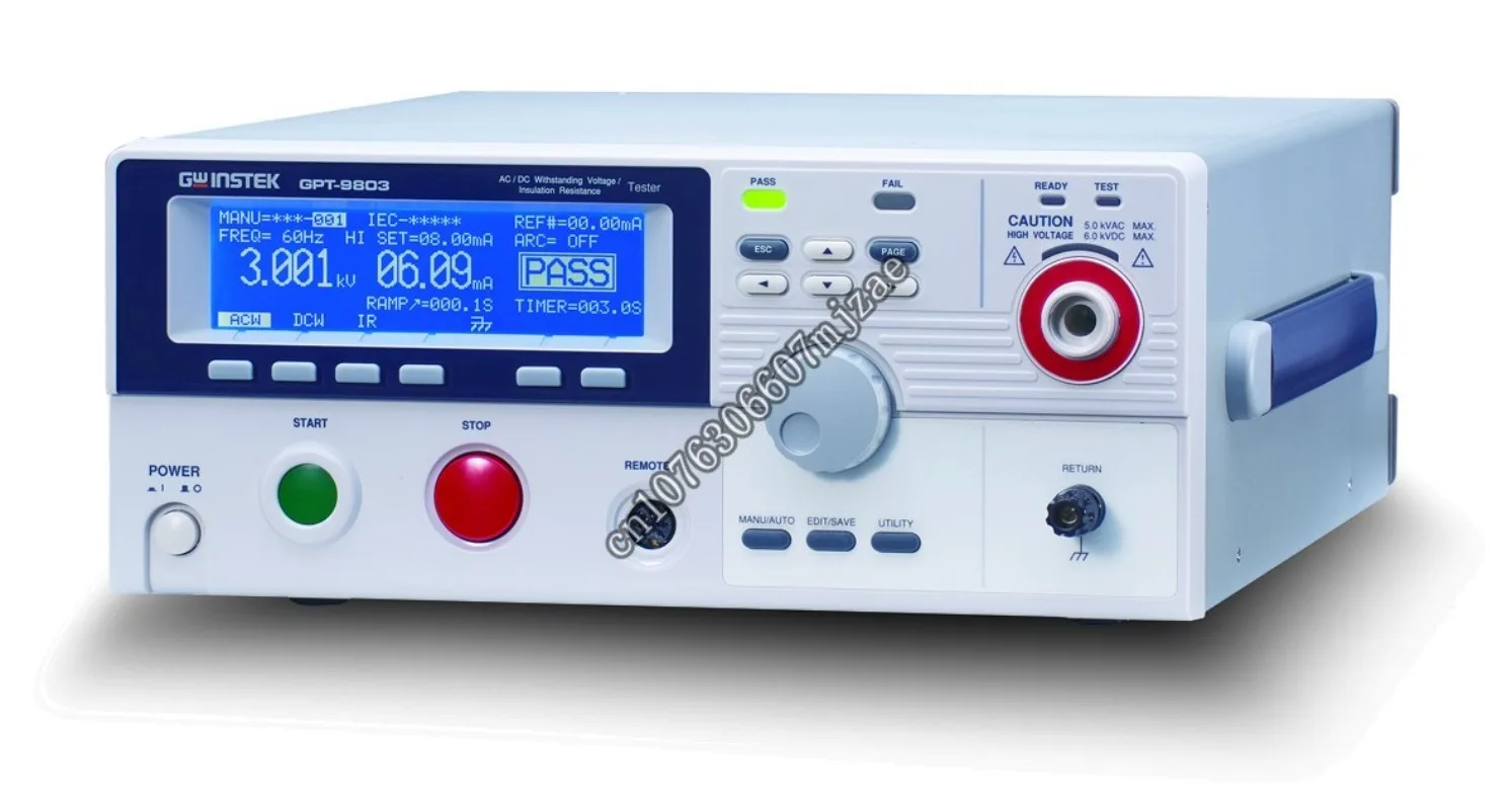 GW INSTEK GPT-9800 Electrical Safety Tester, Hi-Pot Tester