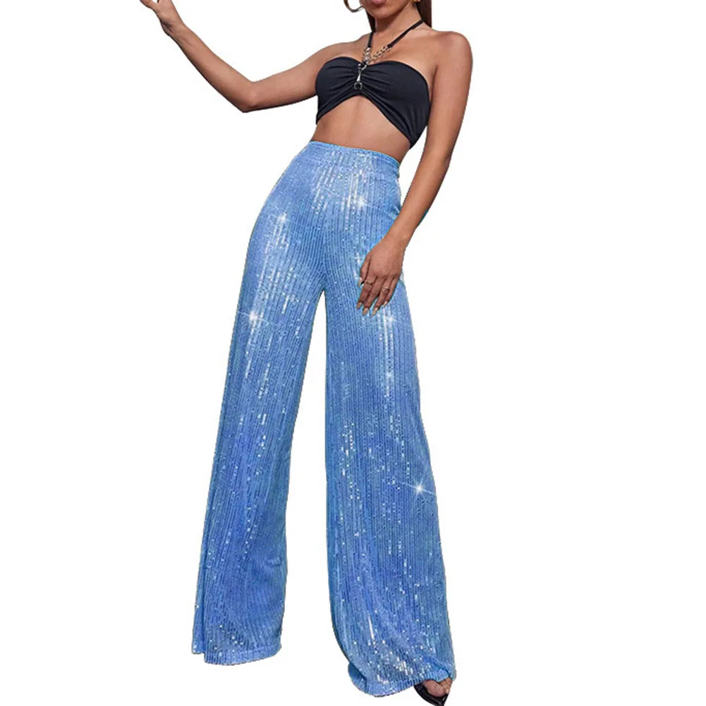 Helle, solide Hosen, Perlen-Clubkleidung, verschiedene Farben erhältlich, mäßige Elastizität, Polyesterstoff, saisonale Kleidung, sexy Stil