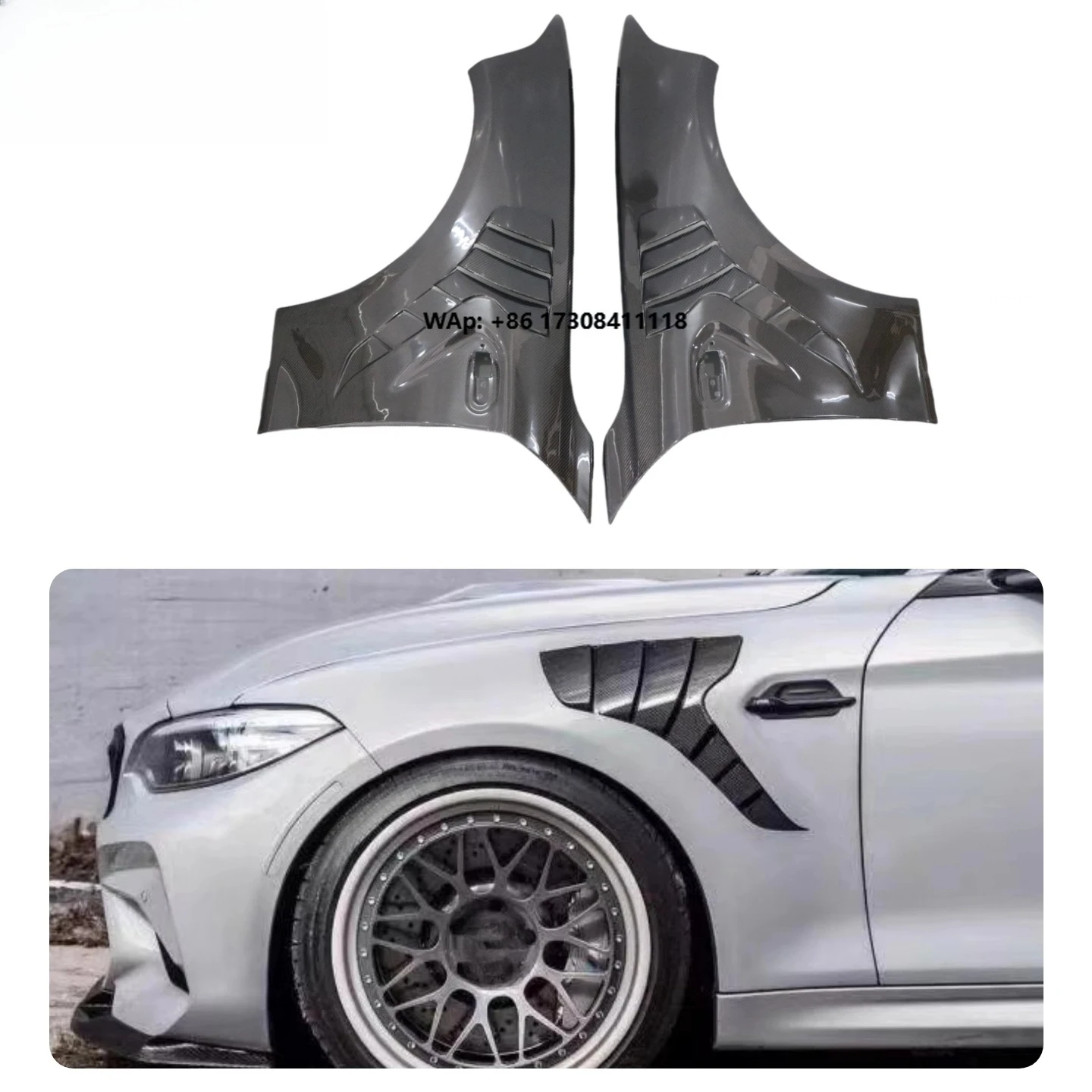 

New for F20 Carbon Fiber High Quality Body Kit Fender Side Front Fenders
