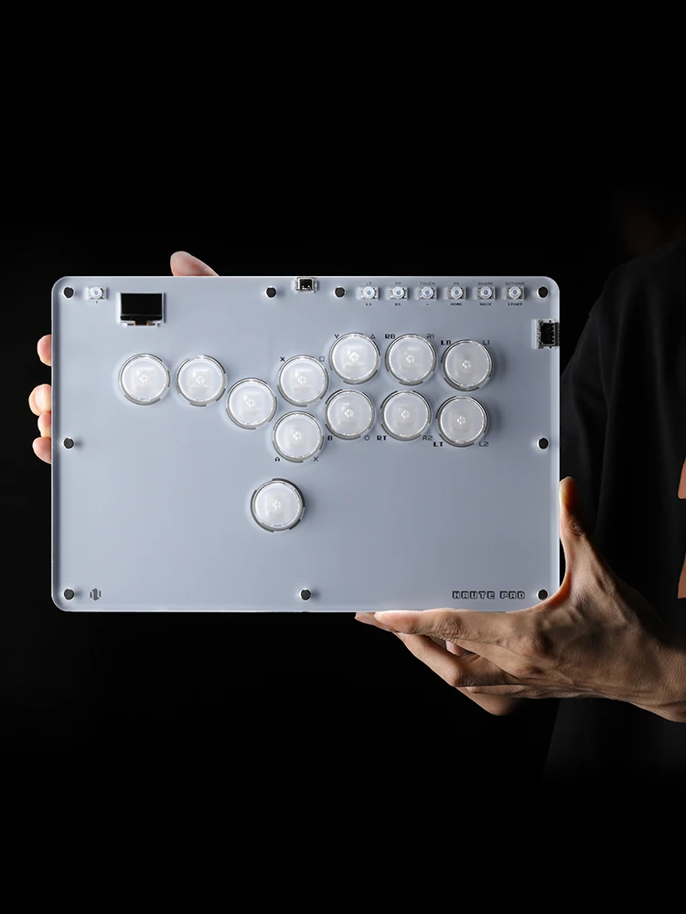 Joystick Arcade Haute42 Hitbox Bezprzełącznikowy Kontroler Klawiatura Arcade Stick Do PC/Ps4/PS5 Fighting Stick Kontroler Hitbox — zdjęcie produktu 7