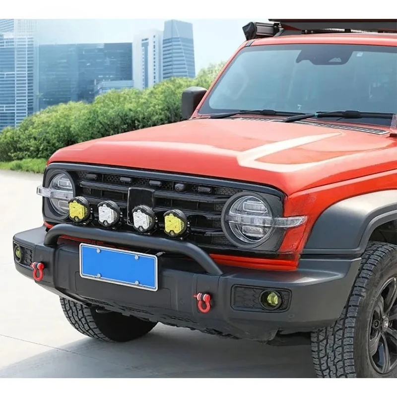 Fit for Tank 300 Front Bar Light Holder Modification Front Cattle Bar Bumper Appearance Decorative Pieces Upgrade Accessories