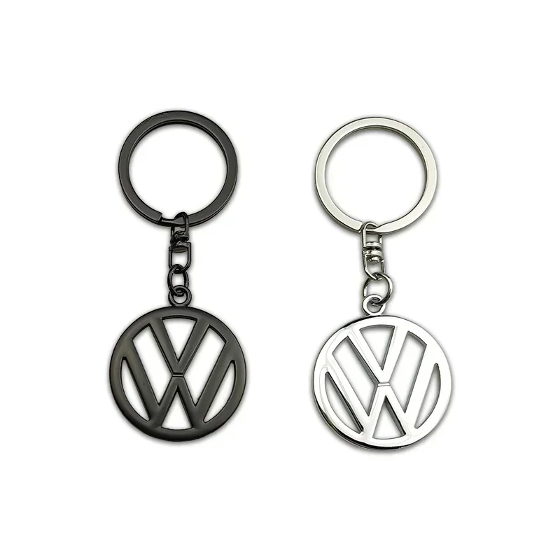 Metal Car Logo Keychain Key Holder for Volkswagen Golf Passat B5 Jetta Tiguan Polo MK7 Bora Beetle Vento Sharan Keyring Pendant