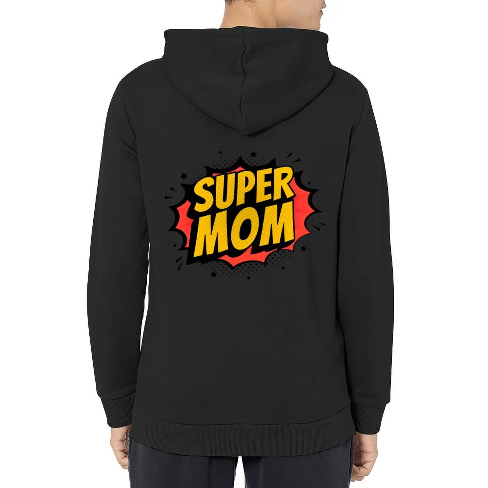 

Super Mom Hoodie men clothes clothes for men hooded shirt japanese style mens hoodies