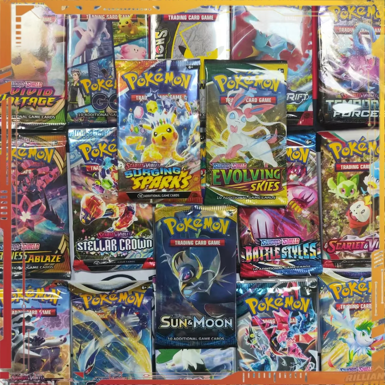 

Genuine PTCG Trading Card 1Pack English Version SV10 Destined Rivals SV9 Journey Toget SV8 SV7 SV6 SV5 Collection Card Toy Gifts