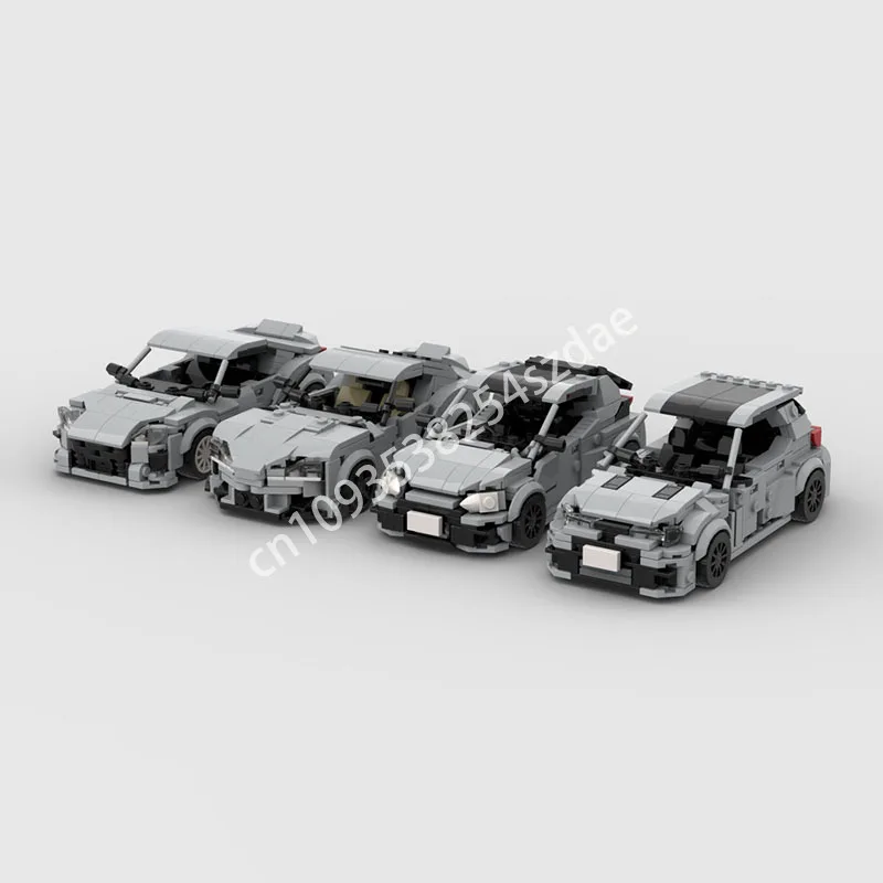 

1809 шт. MOC Toyotaes GR Bundle City Champions Супер автомобиль Строительные блоки Рождественская игрушка Подарочный коллектор DIY Строительство