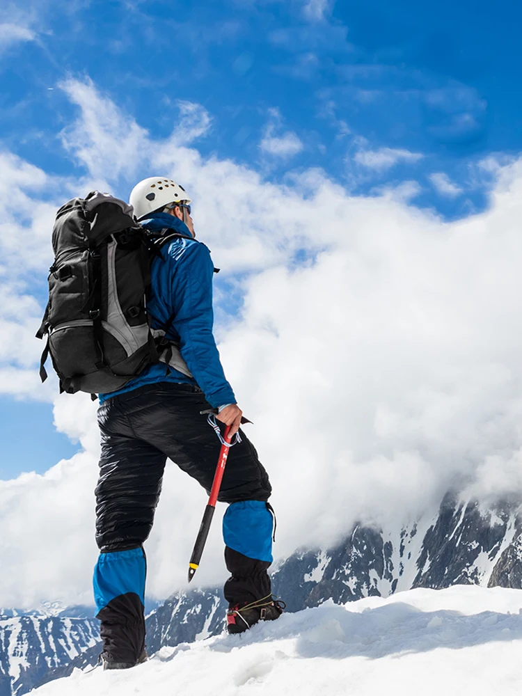 Naurehike Winter Duck Down Pants Outdoor Waterproof 20D Nylon Zips Trousers Warm Lightweight Portable Hiking Climbing Pantalones