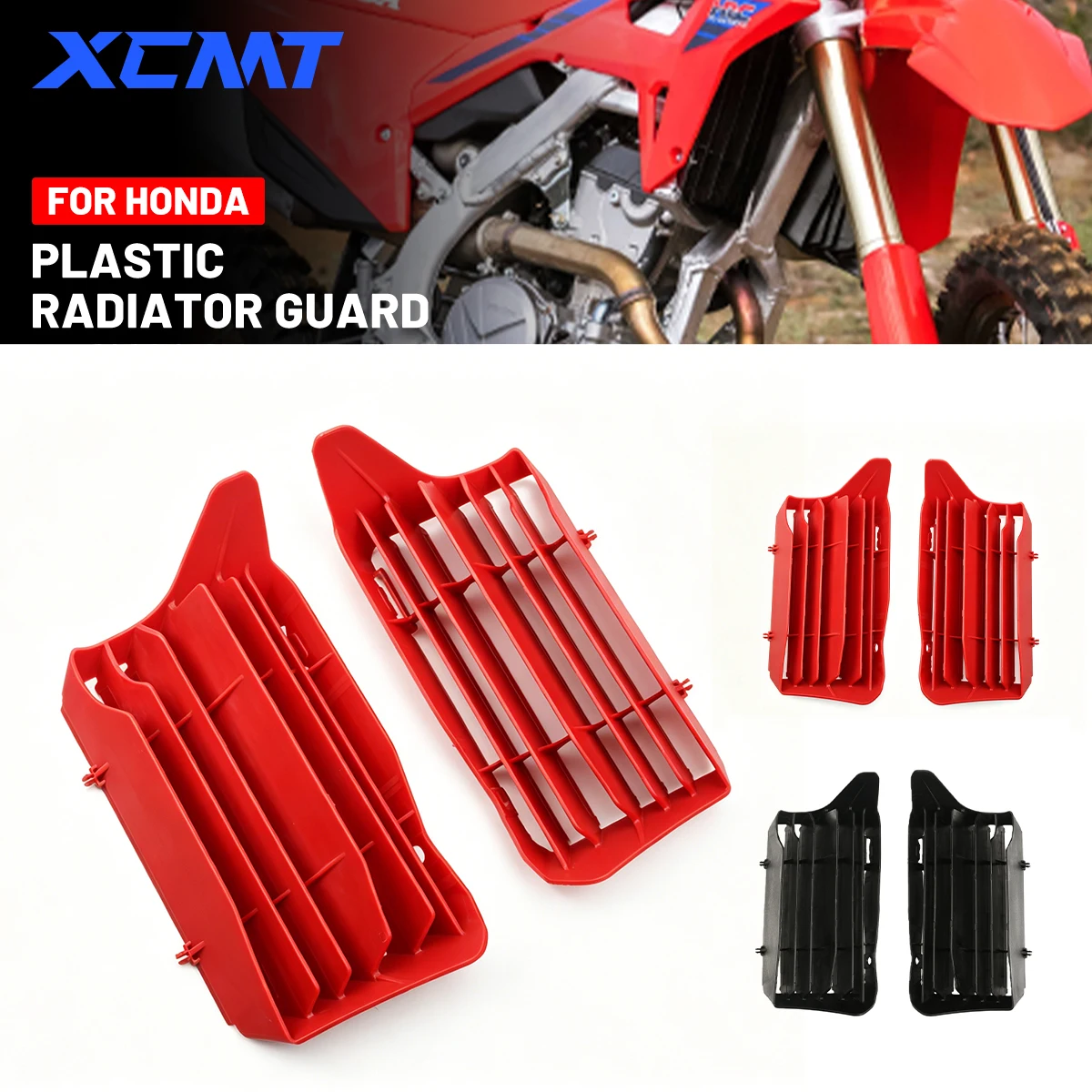 For HONDA CRF 250R 250 RX ENDURO 300 RX ENDURO SPECIAL 450 450R 450RX 2022-2025 Motorcycle Radiator Louvres Rad Guards