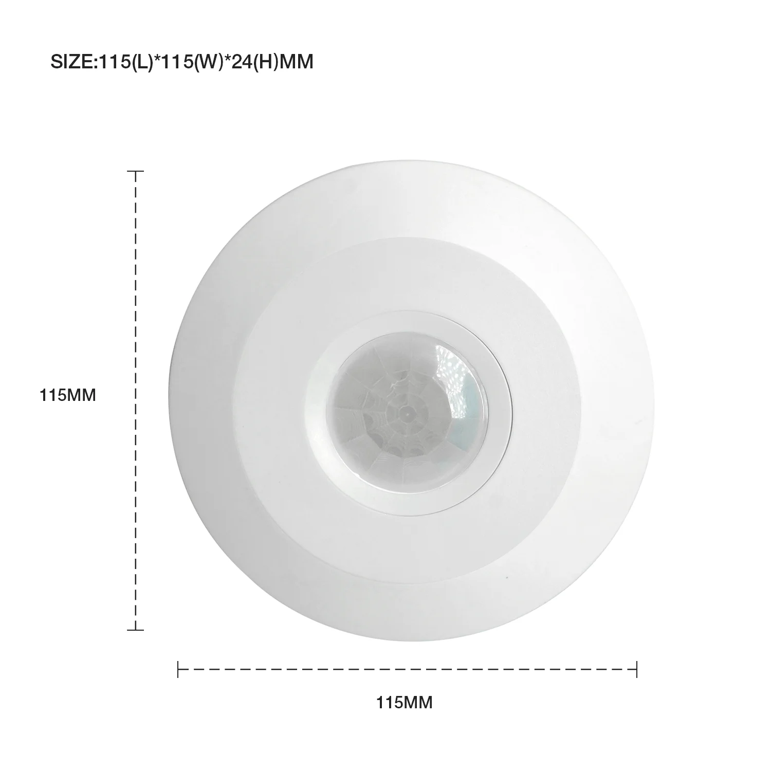 Original Ceiling Mounted PIR Motion Sensor Light Switch 220VAC Time Delay Adjustable Ambient Light Adjustable