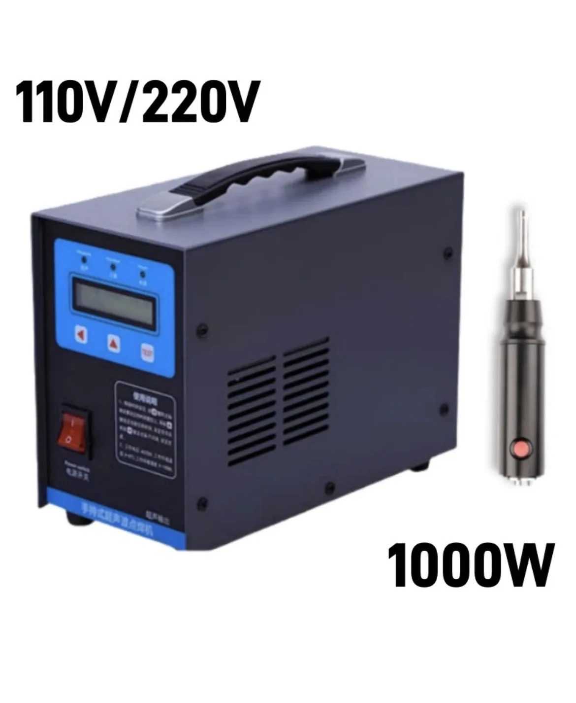 1000W 35kHz Ultrasonic Plastic Welding Machine  Door Plate Plastic Welding Non-woven Fabric Chicken Manure Belt For Abs ,Pvc