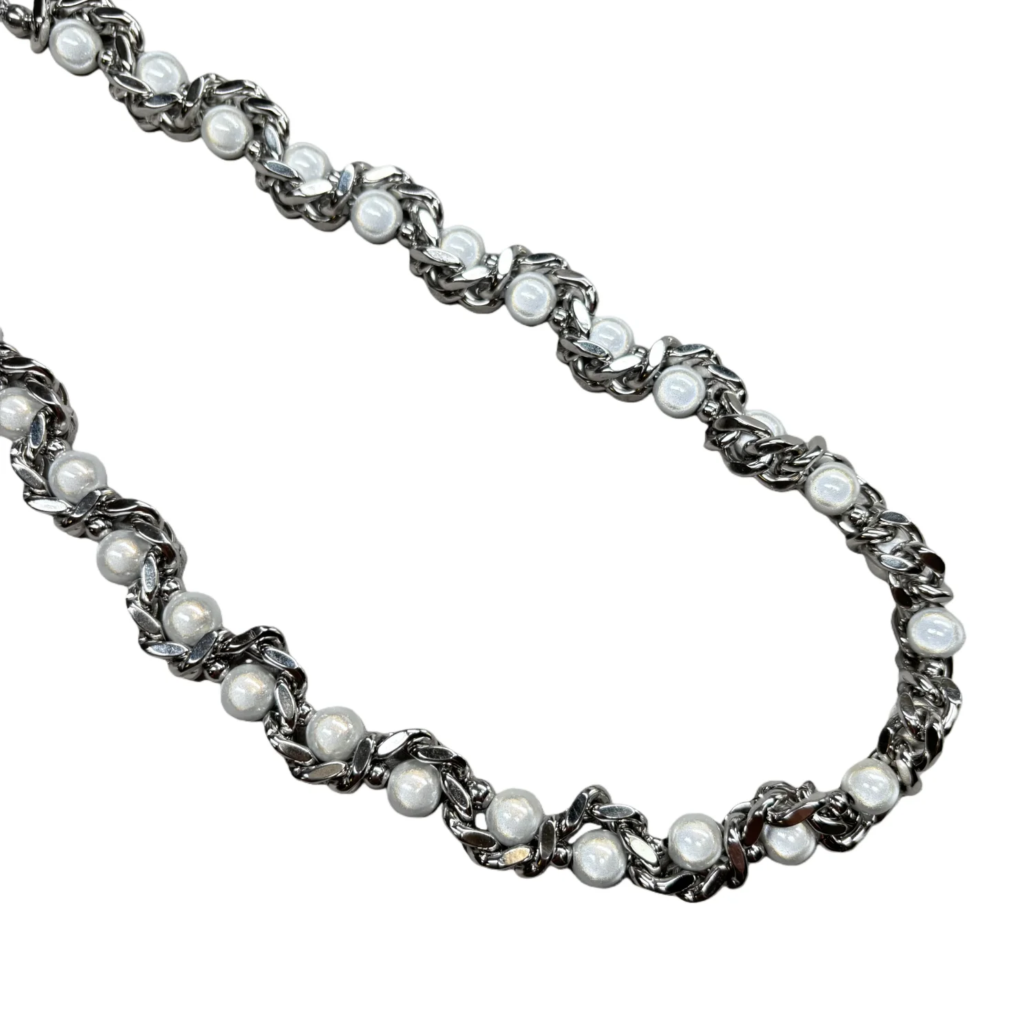 فاسق الجرونج روك الكوبي مضيئة اللؤلؤ سلسلة قلادة كول موضة اليدوية قلادة القوطي سحر مجوهرات الهيب هوب الملحقات #4